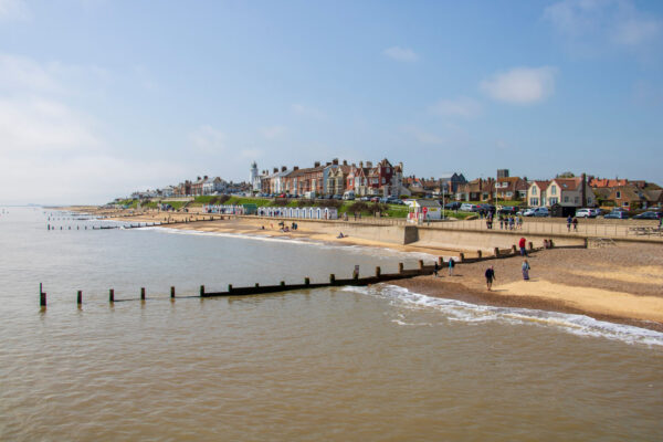 A view of Southwold taken from the pier